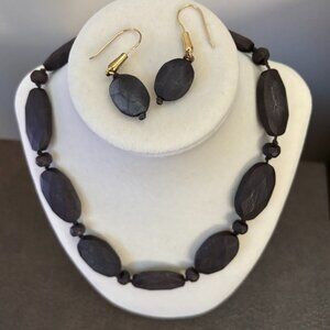 Lauren Ralph Lauren Vintage Necklace + Earring Set